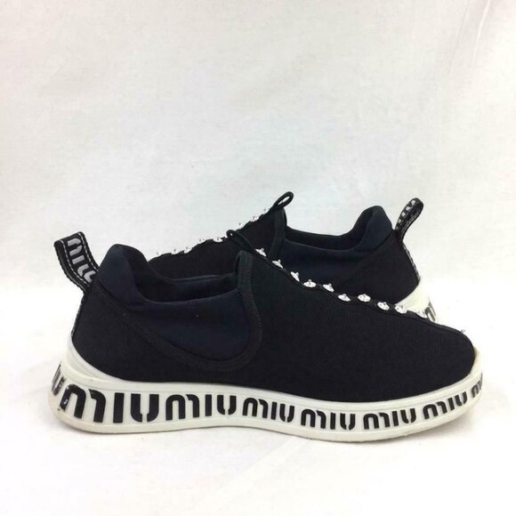 MIU MIU Logo Slip-On Sneaker sz 9 - Picture 7 of 13
